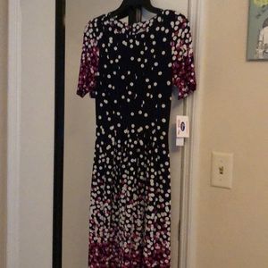 Size Small Navy Pink White Dress! NWT , very cute